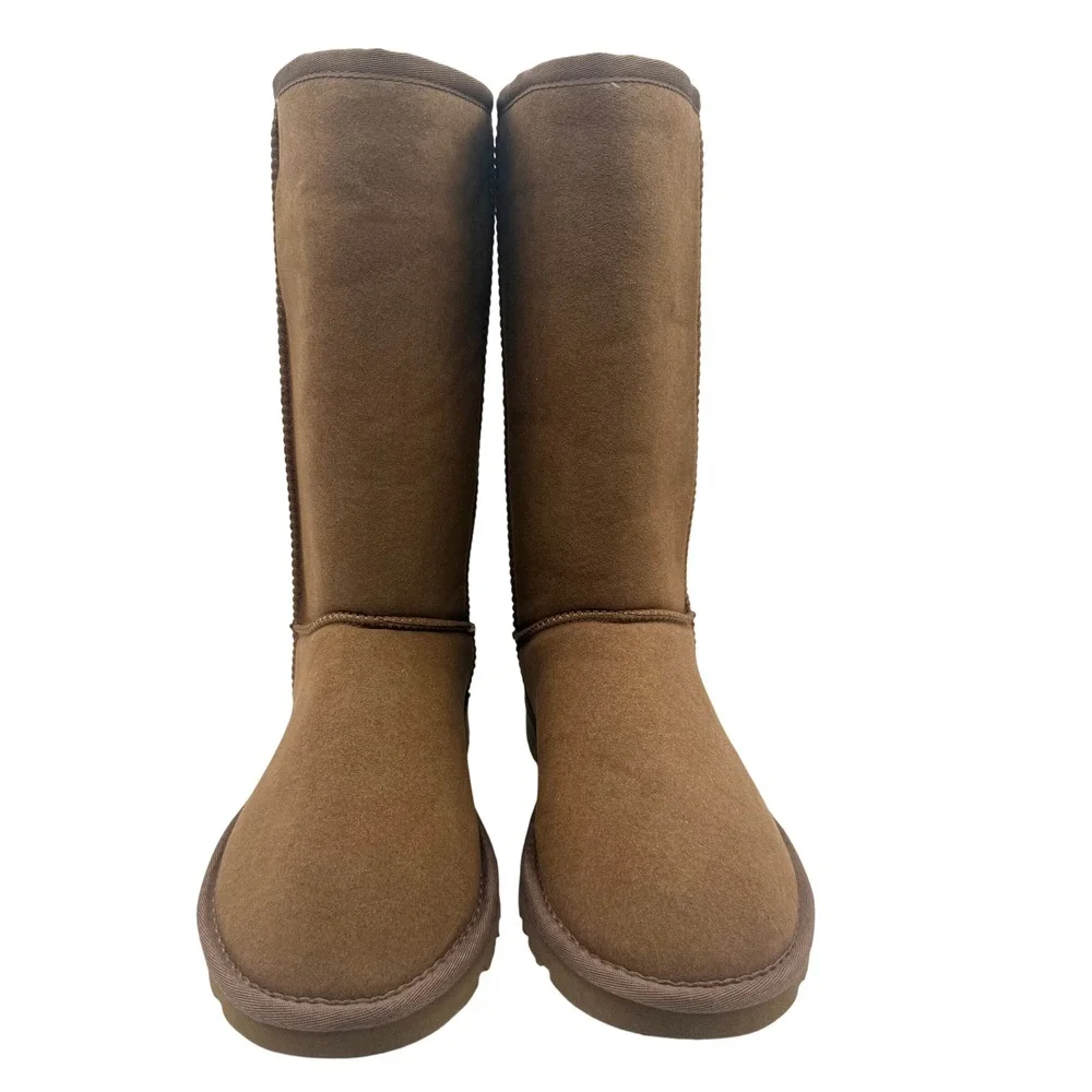 UGG Australia Classic Tall Boots Womens 9 Chestnut Sheepskin Suede 5815 NWOT